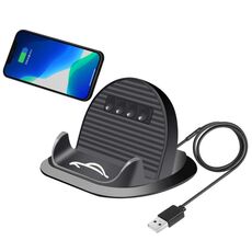 Supporto per telefono con caricabatteria wireless per auto 2 in 1
