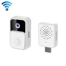 ML19 Campanello video intelligente wireless grandangolare da 90 gradi (bianco)