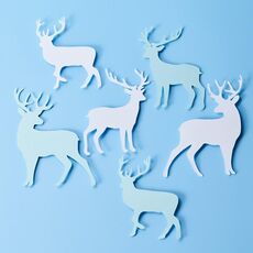 Ornamenti per gioielli a tema fresco con cervi tagliati in carta Puntelli per riprese di prodotti