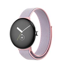 Per Google Pixel Watch cinturino in nylon intrecciato (polvere sabbia)