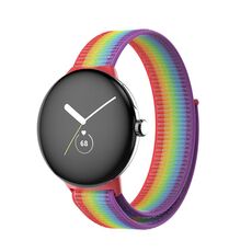 Per Google Pixel Watch cinturino in nylon intrecciato (colorato)