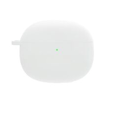 Per Redmi Buds4 Pro Custodia protettiva per auricolari in silicone con moschettone D (bianco)