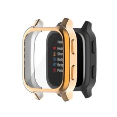 Per Garmin Venu Sq 2 Custodia per orologio galvanica TPU a copertura totale (oro rosa)
