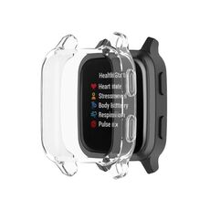 Per Garmin Venu Sq 2 Custodia per orologio galvanica TPU a copertura totale (trasparente)