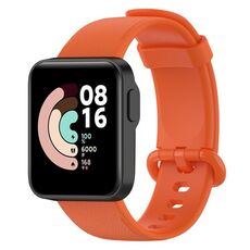 Per Xiaomi MI Watch Lite / Redmi Watch Cinturino in pelle con trama litchi (arancione)