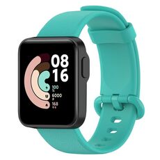 Per Xiaomi MI Watch Lite / Redmi Watch Cinturino in pelle con trama litchi (verde acqua)