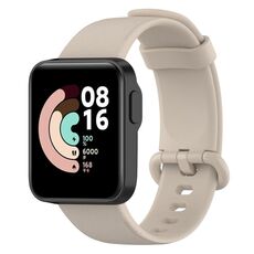 Per Xiaomi MI Watch Lite / Redmi Watch Cinturino in pelle con texture litchi (bianco avorio)