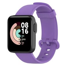 Per Xiaomi MI Watch Lite / Redmi Watch Cinturino in pelle con trama litchi (viola)