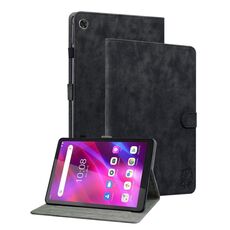 Per Lenovo Tab M7 3a generazione Tiger Pattern Custodia per tablet in pelle Flip (nero)