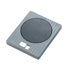 Sottobicchiere per termos riscaldante con tappetino per tazza a temperatura costante USB per uso domestico, stile: con adattatore (grigio Grace)