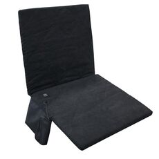 Cuscini riscaldanti USB caldi per campeggio invernale all'aperto con schienale (nero)