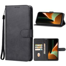 Per Ulefone Armor 17 Pro Custodia in pelle per telefono (nera)