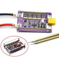 Modello batteria aeroplano versione 12V display digitale batteria fai da te saldatrice a punti controllo penna, stile: 10 penna quadrata con custodia