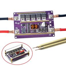 Versione batteria al piombo 12V Display digitale Batteria fai-da-te Saldatrice a punti Controllo penna, Stile: Penna quadrata 10 con custodia