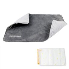 Coperta elettrica in grafene per fisioterapia a temperatura costante, colore: grigio