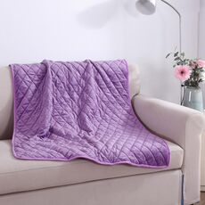 Coperta elettrica USB lavabile Coperta riscaldante indossabile singola, dimensioni: 100x140 cm (viola)