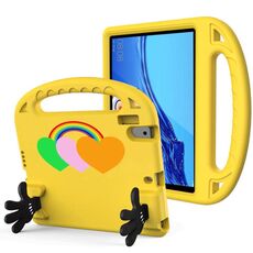Per Lenovo Tab P10 TB-X706 Love Small Palm Holder Custodia per tablet EVA (giallo)