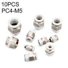 PC4-M5 LAIZE Connettore a montaggio rapido pneumatico dritto PC da 10 pezzi