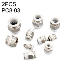 PC8-03 LAIZE 10 pezzi Connettore rapido pneumatico dritto PC