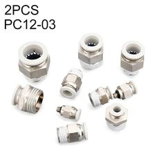 PC12-03 LAIZE 10 pezzi Connettore rapido pneumatico dritto PC
