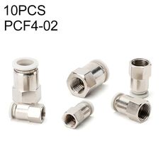 PCF4-02 LAIZE 10 pz Filettatura Femmina Dritto Pneumatico Raccordo Rapido Connettore