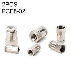 PCF8-02 LAIZE 10 pz Filettatura Femmina Dritto Pneumatico Raccordo Rapido Connettore