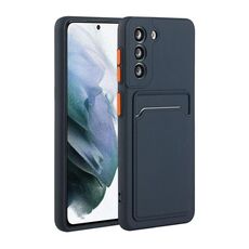Per Samsung Galaxy S22 + 5G Card Slot Design Custodia antiurto in TPU (blu scuro)
