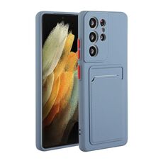 Per Samsung Galaxy S22 Ultra 5G Slot Per Schede Design Antiurto TPU Cassa Del Telefono (Grigio)