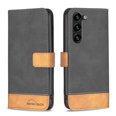 Per Samsung Galaxy S23 + 5G BF11 Custodia per telefono in pelle abbinata al colore della pelle (nero)