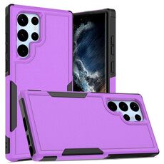 Per Samsung Galaxy S22 Ultra 5G 2 in 1 PC + Custodia per telefono in TPU (rosa)