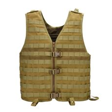 Gilet di protezione da campo multifunzionale per sport all'aria aperta, colore: cachi (taglia libera)
