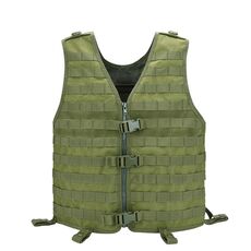 Gilet di protezione da campo multifunzionale per sport all'aria aperta, colore: verde (taglia libera)