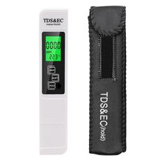 Retroilluminazione Modello TDS & EC Penna per test di qualità dell'acqua Penna per test di conducibilità (bianco)