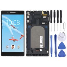 Schermo LCD originale per Lenovo Tab 7 TB-7504N TB-7504X TB-7504F TB-7504 digitalizzatore assemblaggio completo con cornice (nero)