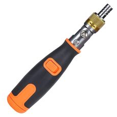 2050C Portatile 10 in 1 punte nascoste Set di cacciaviti angolari a cricchetto multiangolo (arancione)