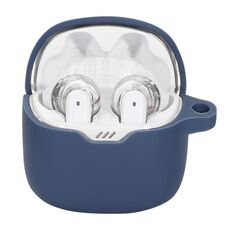 Custodia protettiva in silicone per auricolari JBL Tune Flex (blu scuro)