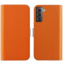 Per Samsung Galaxy S23 5G Candy Color Litchi Texture Custodia per telefono in pelle (arancione)