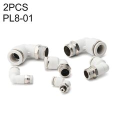 PL8-01 LAIZE 10 pezzi PL gomito pneumatico raccordo rapido connettore