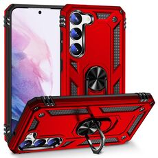 Per Samsung Galaxy S23 + 5G TPU antiurto + custodia per telefono PC (rosso)