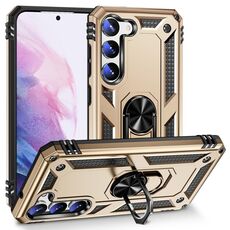 Per Samsung Galaxy S23 + 5G TPU antiurto + custodia per PC (oro)