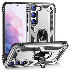 Per Samsung Galaxy S23 + 5G TPU antiurto + custodia per PC (argento)