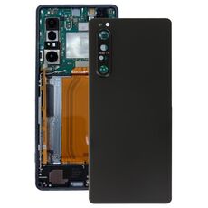 Cover posteriore batteria originale con copriobiettivo fotocamera per Sony Xperia 1 II
