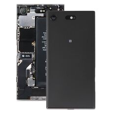 Cover posteriore batteria originale con copriobiettivo fotocamera per Sony Xperia XZ1 Compact (nero)