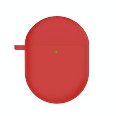 Per Redmi Buds4 Custodia protettiva per auricolari in silicone con moschettone D (rosso)