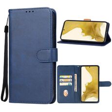 Per Samsung Galaxy S23 5G Custodia in pelle per telefono (blu)