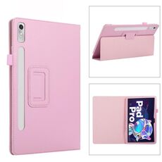 Per Lenovo Tab P11 Pro Gen 2 Custodia per tablet in pelle Litchi Texture con supporto (rosa)