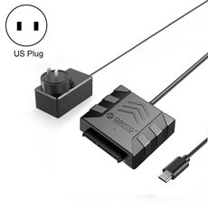 ORICO UTS1 Tipo-C / USB-C USB 3.0 Adattatore HDD SATA da 2,5 pollici con adattatore di alimentazione 12V 2A, Lunghezza cavo: 1 m (spina USA)