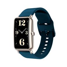 Per cinturino in silicone con fibbia a colori Huawei Band 6 (Rock Teal)