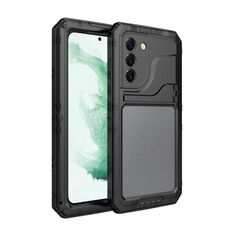 Per Samsung Galaxy S22 + 5G Custodia in metallo + silicone con protezione per lo schermo (nero)
