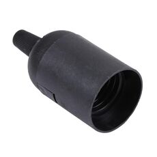 Portalampada E27 Portalampada Base (Nero)